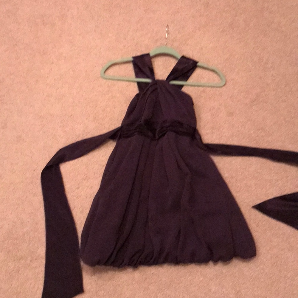 Dark purple girls size 10 party dress